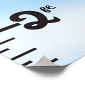 Heißluftballon Clear Growth Chart Poster (Ecke)