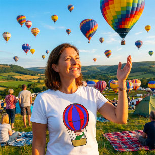 Heißluftballon Damen T-Shirt
