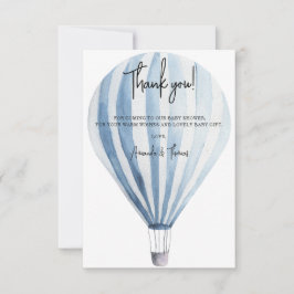 Heißluftballon Danke Babydusche