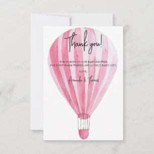 Heißluftballon Danke Babydusche