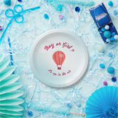 Heißluftballon der Papierplatte Pappteller (Party)