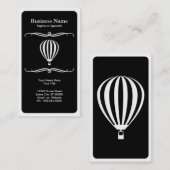 Heißluftballon des Mod Visitenkarte (Vorne/Hinten)