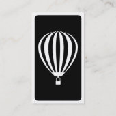 Heißluftballon des Mod Visitenkarte (Rückseite)