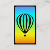 Heißluftballon des Mod Visitenkarte (Rückseite)
