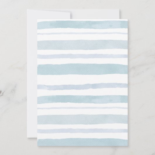 Heißluftballon Dschungeltiere Boy Baby Shower Einladung (Rückseite)