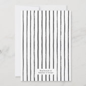 Heißluftballon Einfache Babydusche Teddybär rein Einladung (Rückseite)