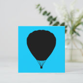 Heißluftballon Einladung (Stehend Vorderseite)