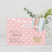 Heißluftballon-Einladung Einladung (Stehend Vorderseite)