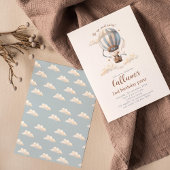 Heißluftballon Einladung zum Geburtstag