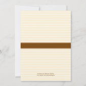 Heißluftballon Eleganter Abschluss Einladung (Rückseite)