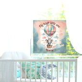 Heißluftballon Elephant Fensteraufkleber