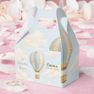 Heißluftballon-Erstgeburtstags-Geschenkboxen Geschenkschachtel