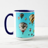 Heißluftballon Fiesta Digitales Kunstdesign Tasse (Links)