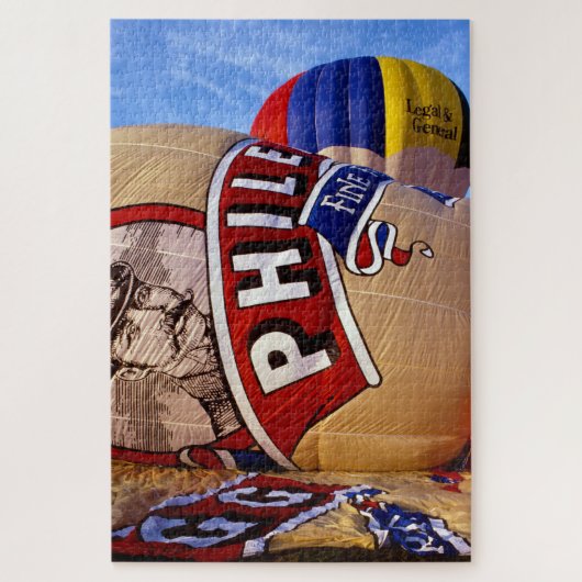Heißluftballon Fiesta. Puzzle (Vertikal)