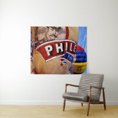 Heißluftballon Fiesta. Wandteppich (Beispiel (Horizontal))