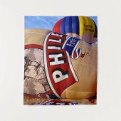 Heißluftballon Fiesta. Wandteppich (Vorderseite)