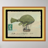 Heißluftballon Fish ~ "Ferdinand" Lagleize ~ Poster (Vorne)