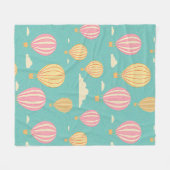 Heißluftballon Fleecedecke (Vorderseite (Horizontal))