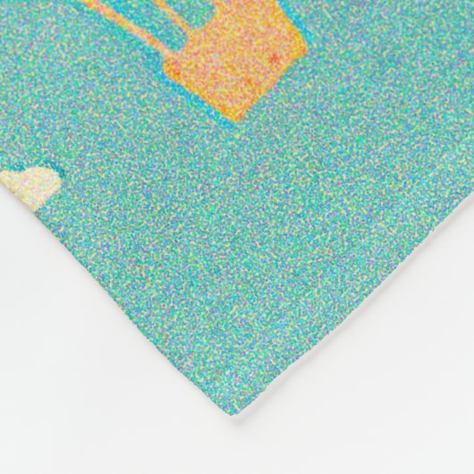 Heißluftballon Fleecedecke (Ecke)