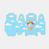 Heißluftballon-Förderbox Geschenkschachtel (Ungefaltet)