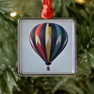 Heißluftballon Foto Ornament Aus Metall