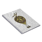 Heißluftballon Frau 1 Notizblock (Rechte Seite)