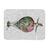 Heißluftballon Frau 2 Magnet (Horizontal)