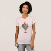 Heißluftballon Frau 2 T-Shirt (Vorne ganz)