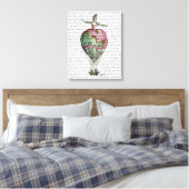 Heißluftballon-Frau Leinwanddruck (Insitu (Schlafzimmer))