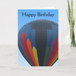 Heißluftballon Geburtstagskarte Karte