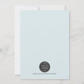 Heißluftballon Geburtstagsparty Einladung (Rückseite)