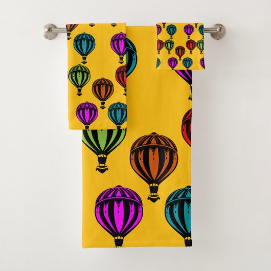Heißluftballon Gemustert Badhandtuch Set (Insitu)