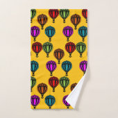 Heißluftballon Gemustert Badhandtuch Set (Handtuch)