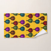 Heißluftballon Gemustert Badhandtuch Set (Handtuch)