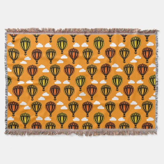 Heißluftballon Gemustert Decke (Vorderseite)