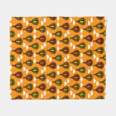 Heißluftballon Gemustert Fleecedecke (Vorderseite (Horizontal))