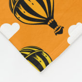 Heißluftballon Gemustert Fleecedecke (Ecke)