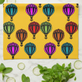 Heißluftballon Gemustert Geschirrtuch (Gefaltet)
