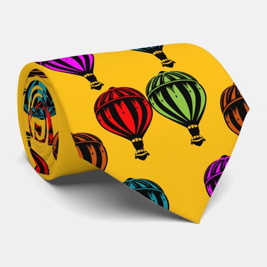 Heißluftballon Gemustert Krawatte (Gerollt)