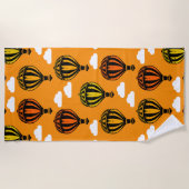 Heißluftballon Gemustert Strandtuch (Vorderseite)