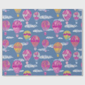 Heißluftballon-Geschenkpapier Geschenkpapier (Flach)