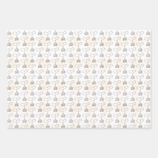 Heißluftballon Geschenkpapier Set (Vorderseite 2)