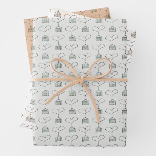 Heißluftballon Geschenkpapier Set (Beispiel)