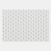 Heißluftballon Geschenkpapier Set (Vorderseite)