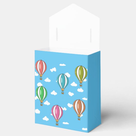 Heißluftballon Geschenkschachtel (Geöffnet)