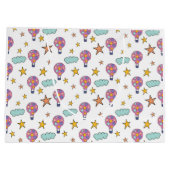 Heißluftballon-Geschenktasche Große Geschenktüte (Rückseite)