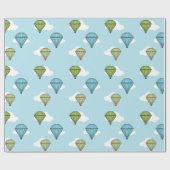 Heißluftballon-Geschenkwrap Geschenkpapier (Flach)