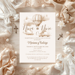 Heißluftballon Geschlecht Party Einladung