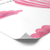 Heißluftballon - Getränke Poster (Ecke)