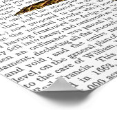 Heißluftballon Grün Poster (Ecke)